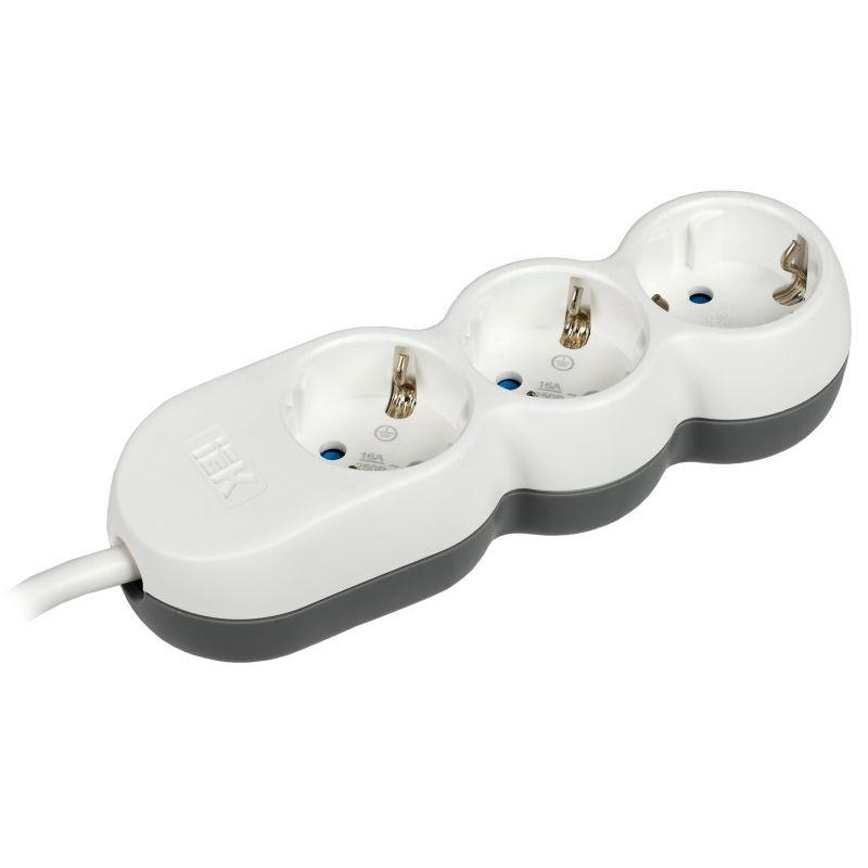 Удлинитель 3х5м с заземл. 16А IP20 Uno У03 2P+PE 250В 3х1.5 IEK WYP53-16-03-05-Z Удлинитель 3х5м с заземл. 16А IP20 Uno У03 2P+PE 250В 3х1.5 IEK WYP53-16-03-05-Z