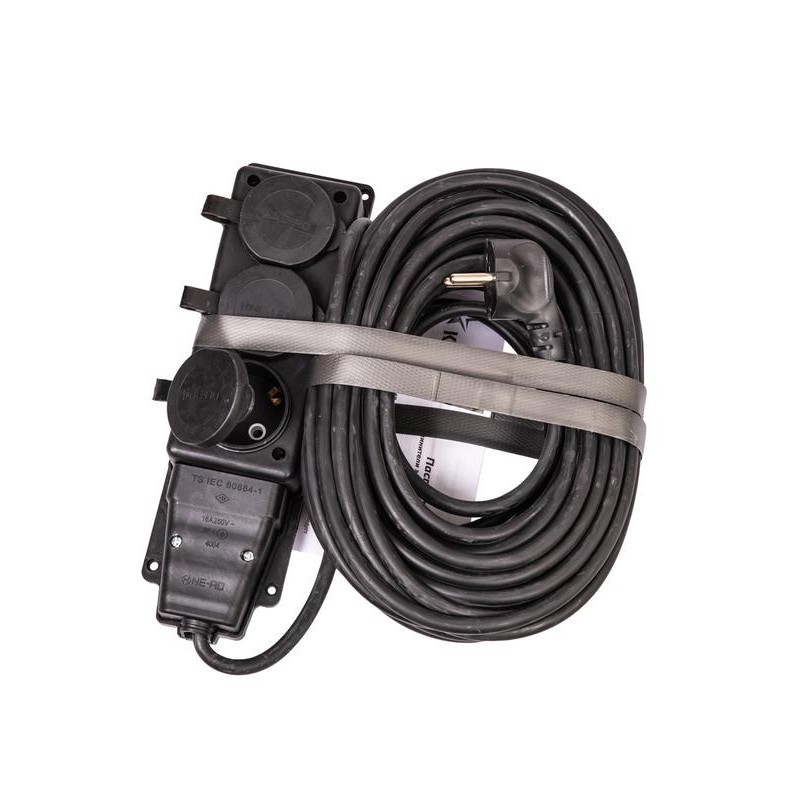 Удлинитель на каучуковой колодке 3х15м 16А IP44 250В 4кВт каучук КГ 3х2.5 черн. УХз16 Россия КОСМОС YKsm15m-3g(16A)KG-B Удлинитель на каучуковой колодке 3х15м 16А IP44 250В 4кВт каучук КГ 3х2.5 черн. УХз16 Россия КОСМОС YKsm15m-3g(16A)KG-B