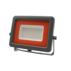Прожектор светодиодный PFL-S2 30Вт 6500К IP65 220–240В ДО с клапаном закален. матов. стекло сер. Pro JazzWay 2853295D