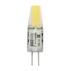 Лампа светодиодная PLED-G4 COB 2.5Вт капсульная 5500К холод. бел. G4 200лм 12В JazzWay 2855770