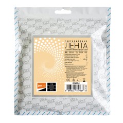 Лента светодиодная PLS 2835/60-12V 6Вт/м 3000К тепл. бел. IP65 (уп.5м) JazzWay 2859037