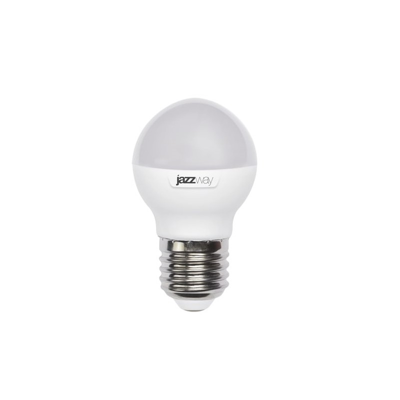 Лампа светодиодная PLED-SP 9Вт G45 шар 3000К тепл. бел. E27 820лм 230В JazzWay 2859631A