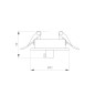 Чаша потолочная встраиваемая SPX-CANOPY-R90-C4 (WH) металл Arlight 046006 Чаша потолочная встраиваемая SPX-CANOPY-R90-C4 (WH) металл Arlight 046006
