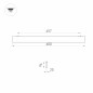Светильник ALT-LINEAIR-FLAT-UPDOWN-DIM-S2094-600-25W Day4000 (BK 100 deg 230В) (IP20 металл) Arlight 031470