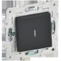 Выключатель проходной 1-кл. SKANDY 10А SK-V08G с индикацией графит IEK SK-V12-1-10-K53