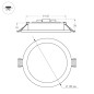 Светильник светодиодный DL-BL180-18W Warm White IP40 металл Arlight 021441