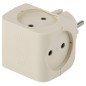 Разветвитель 4-м без заземл. 16А IP20 SP-4-I сл. кость Эра Б0008206