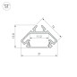 Профиль L2000 PDS45-LITE ANOD Arlight 023862