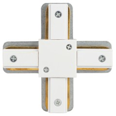 Коннектор TR-1PA-СX-WH X-образ. для 1ф шинопровода бел. Эра Б0054469