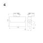 Светильник светодиодный LGD-LOFT-TRACK-2TR-S170-10W Day4000 WH 24 deg IP20 230В металл Arlight 036450