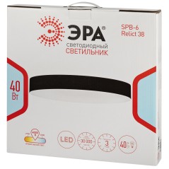 Светильник светодиодный Relict 38 SPB-6-40 4К WH 40Вт 4000К потолочн. бел. Эра Б0059504