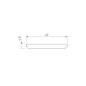 Коннектор выводной COB-MONO-8-2pin-STW-L120-X1 (IP20 пластик) Arlight 039282