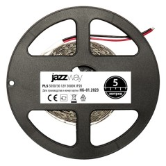 Лента светодиодная PLS 5050/30-12V 7.2Вт/м 3000К тепл. бел. IP20 (уп.5м) JazzWay 327521