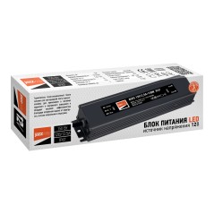 Блок питания для светодиодной ленты 150Вт 12.5А 12В IP67 BSPS влагозащ. метал. JazzWay 3329297A