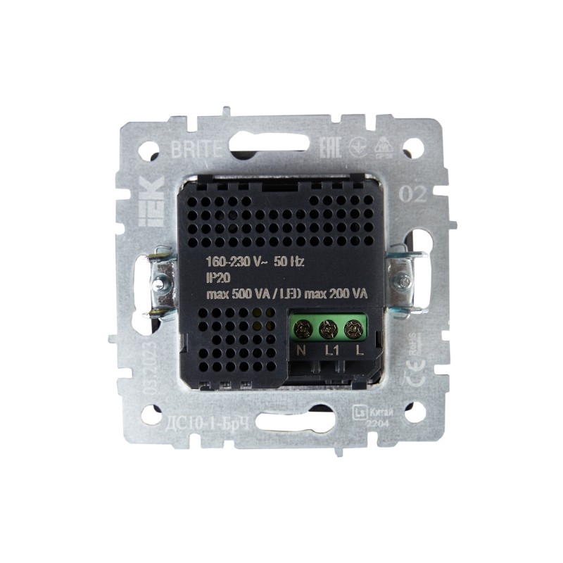 Датчик движения BRITE ДС10-1-БрЧ механизм черн. IEK BR-MS10-N-150-05-K02 Датчик движения BRITE ДС10-1-БрЧ механизм черн. IEK BR-MS10-N-150-05-K02