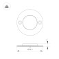 Светильник светодиодный ART-DECK-LAMP-R56-3W Warm3000 (SL 120 deg 24В) IP67 металл Arlight 045346