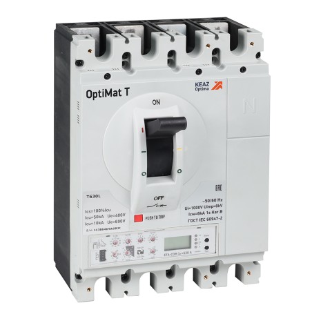 Выключатель автоматический OptiMat T160L ETN 160A 4P КЭАЗ 355862