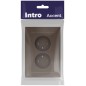 Розетка Accent 6-204-08 2х2P 16А-250В IP20 СУ AL/CU бронза Intro Б0063472 Розетка Accent 6-204-08 2х2P 16А-250В IP20 СУ AL/CU бронза Intro Б0063472