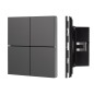Панель кнопочная KNX-304-23-IN Black (BUS Frameless) (IP20 металл) INTELLIGENT ARLIGHT 039663 Панель кнопочная KNX-304-23-IN Black (BUS Frameless) (IP20 металл) INTELLIGENT ARLIGHT 039663