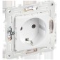 Розетка SKANDY 16А с заземл. без защ. шторок SK-R05W арктич. бел. IEK SK-R11-16-K01