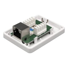 Розетка компьютерная 8P8C RJ-45 FTP кат.6 1 порт (DIY) SUPRLAN 10-0352-1