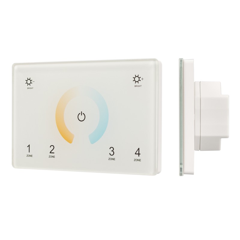 Панель Sens SMART-P81-MIX White (230В 4 зоны 2.4G) (IP20 пластик) Arlight 028400 Панель Sens SMART-P81-MIX White (230В 4 зоны 2.4G) (IP20 пластик) Arlight 028400