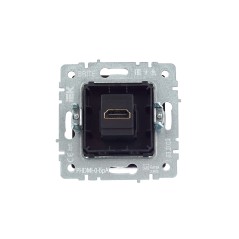 Розетка СП BRITE HDMI РHDMI-0-БрА механизм алюм. IEK BR-H10-K47