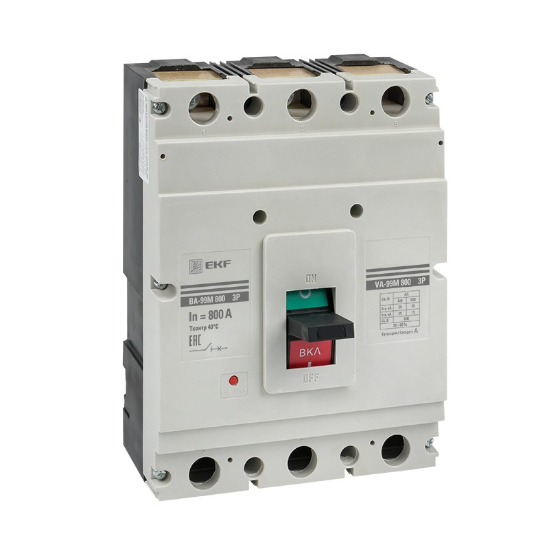Выключатель автоматический 3п 800/800А 50кА ВА-99М PROxima EKF mccb99-800-800m Выключатель автоматический 3п 800/800А 50кА ВА-99М PROxima EKF mccb99-800-800m