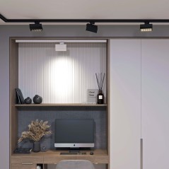 Светильник светодиодный LGD-LOFT-TRACK-2TR-S170-10W Day4000 WH 24 deg IP20 230В металл Arlight 036450