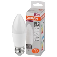 Лампа светодиодная LED Value LVCLB75 10SW/840 10Вт свеча матовая E27 230В 10х1 RU OSRAM 4058075579569