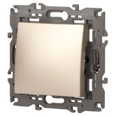 Выключатель 1-кл. СП Elegance 14-1101-04 10А IP20 250В 10AX механизм шампань Эра Б0034211
