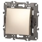 Выключатель 1-кл. СП Elegance 14-1101-04 10А IP20 250В 10AX механизм шампань Эра Б0034211