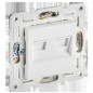 Розетка компьютерная двойная RJ45 кат.5E SKANDY SK-K03W арктич. бел. IEK SK-K20-1-K01 Розетка компьютерная двойная RJ45 кат.5E SKANDY SK-K03W арктич. бел. IEK SK-K20-1-K01