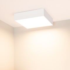 Светильник светодиодный SP-QUADRO-S250x250-25W Warm3000 WH 120 deg IP40 230В металл Arlight 034787