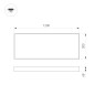 Панель IM-EMERGENCY-1.5H-S300x1200-45W White6000 (WH 120 deg 230В) (IP40 металл) Arlight 034937
