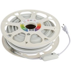 Лента светодиодная неоновая N5050 72-IP67-220V-20m-RGB многоцв. (уп.20м) Эра Б0053983