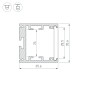 Профиль SL-ARC-3535-D1500-W90 SILVER (1180мм дуга 1 из 4) алюминий Arlight 026598