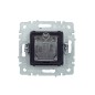 Розетка телевизионная TV/SAT 2-м Brite РТВ/РСп12-БрЖ механизм жемчуж. IEK BR-AF20-O-K36