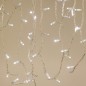 Гирлянда светодиодная "Занавес" 3х2м 600LED тепл. бел. IP65 220В бел. мерцание провод бел. каучук Эра Б0051892