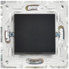 Выключатель 1-кл. SKANDY 10А SK-V01Bl черн. IEK SK-V10-0-10-K02
