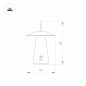 Светильник светодиодный SP-PATIO-TAB-2W Warm3000 (BK 127 deg) IP54 металл Arlight 043587