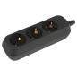 Колодка удлинителя 3-м с заземл. черн. KX-3e-B Эра Б0061718 Колодка удлинителя 3-м с заземл. черн. KX-3e-B Эра Б0061718