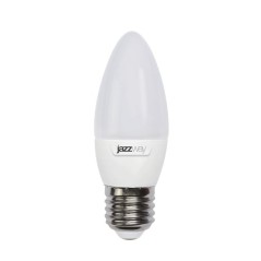 Лампа светодиодная PLED-SP 9Вт C37 свеча 3000К тепл. бел. E27 820лм 230В JazzWay 5001923A