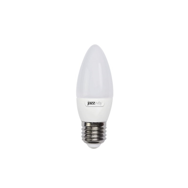 Лампа светодиодная PLED-SP 9Вт C37 свеча 3000К тепл. бел. E27 820лм 230В JazzWay 5001923A Лампа светодиодная PLED-SP 9Вт C37 свеча 3000К тепл. бел. E27 820лм 230В JazzWay 5001923A