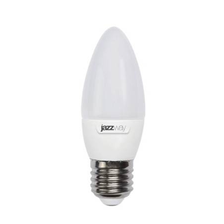 Лампа светодиодная PLED-SP 9Вт C37 свеча 3000К тепл. бел. E27 820лм 230В JazzWay 5001923A