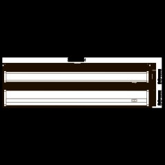 Светильник светодиодный PLED T5i PL 900 FR 10Вт 3000К 180-265В ДПО линейный JazzWay 5010352