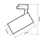 Светильник светодиодный трековый PTR 0732 32Вт 4000К IP40 24град. BL черн. Pro JazzWay 5015241 Светильник светодиодный трековый PTR 0732 32Вт 4000К IP40 24град. BL черн. Pro JazzWay 5015241