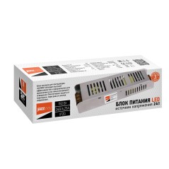 Блок питания для светодиодной ленты 150Вт 6.25А 24В IP20 BSPS метал. Pro JazzWay 5015593