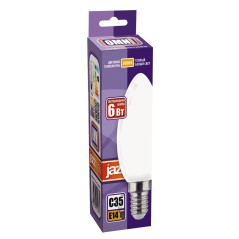 Лампа светодиодная филаментная PLED OMNI 6Вт C35 3000К тепл. бел. E14 230В/50Гц FR JazzWay 5020573