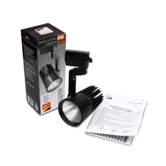 Светильник светодиодный трековый PTR 0130-2 30Вт 4000К IP40 24град. BL черн. Pro JazzWay 5022713